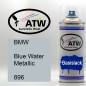 Preview: BMW, Blue Water Metallic, 896: 400ml Sprühdose, von ATW Autoteile West.